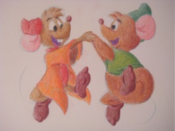 "Daily Disney Commish - Jaq & Gus" by Natalie Grace, November 2012